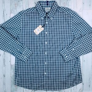 NEW Lucky Brand Men's XL Long Sleeve Button Down Shirt Stretch Cool Max NWT